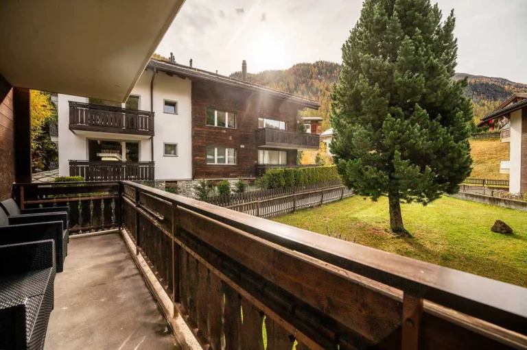 southside balcony with matterhorn view