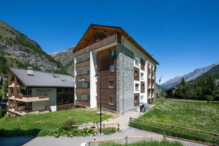 Außenansicht des Hauses Apartment Cervin in Zermatt