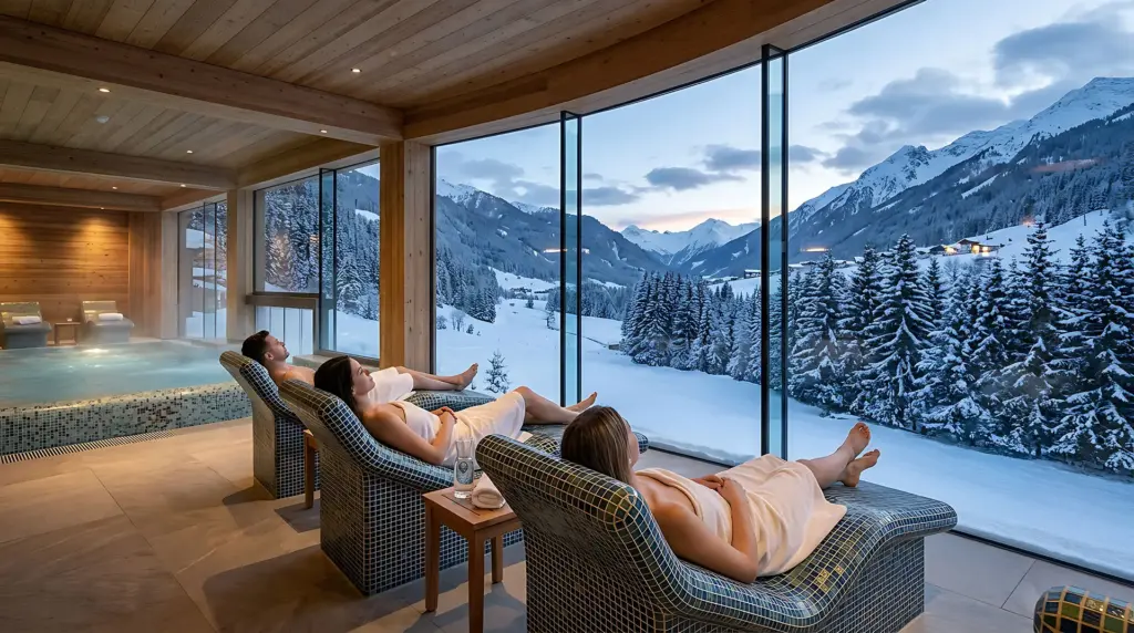 wellness zermatt ruheraum bergblick